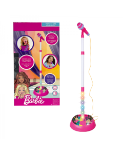 MUSICALES BARBIE MICROFONO CON PEDESTAL