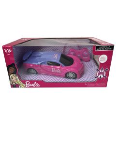 VEHICULO RADIO CONTROL BARBIE LUX CAR 1:16