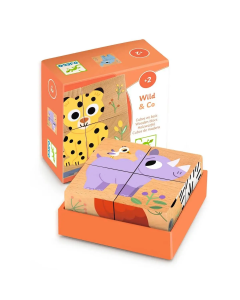 Puzzles De Madera - Wild & Co Djeco