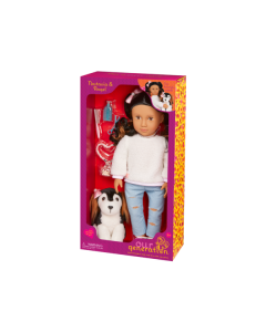 Doll W/Pet Matching Hairstyles, Nastassia & Angel Our Generation