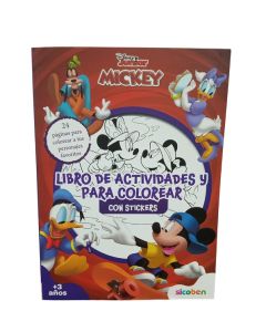 Mi Libro de Actividades Y Colorear - Mickey Sicoben