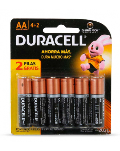 Pilas Duracell Aa X6 Duracell