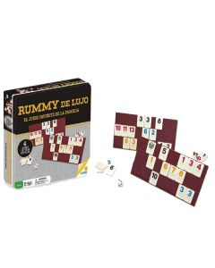 Juego Rummy De Lujo Lata Ronda