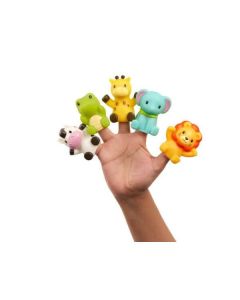 Finger Puppets Safari Animals W/ Book Battat