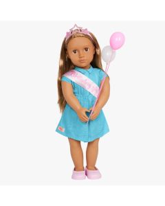 Birthday Girl Doll W/ Balloons, Anita Our Generation